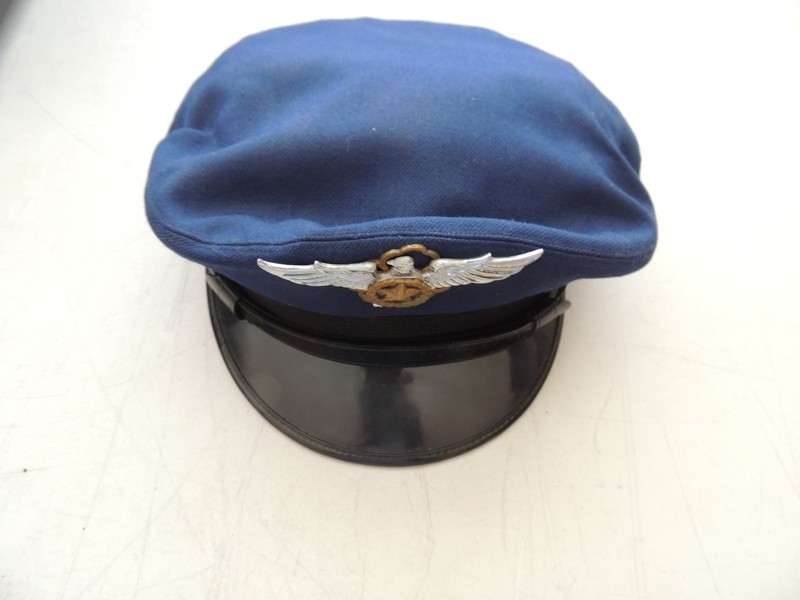 Official Republic Of Korea ROK Air Force Officer Hat Blue Named