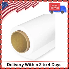 Seamless Photography Background Paper Roll, White Photo Paper Backdrop for Photo