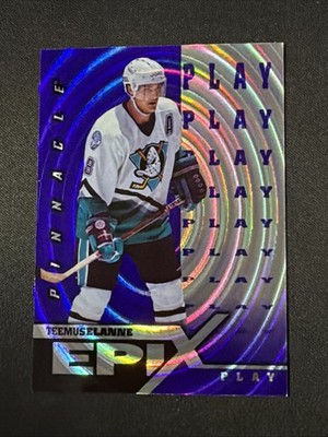 TEEMU SELANNE - 1997-98 Pinnacle Epix - PURPLE PLAY #E15 - Anaheim Ducks