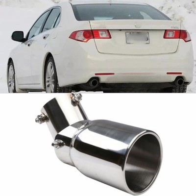 38-54mm Exhaust Pipe Tip Rear Tail Muffler Stainless For Acura Integra TSX