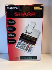 Sharp EL2630PIII 12 Digit Commercial Printing Calculator