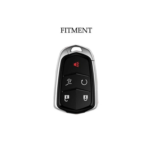 Remote Key Fob Cover Case for Cadillac CT4 CT5 ATS XT5 XT6 Key Protective Shell - Picture 2 of 4