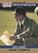 1990 Pro Set #28 Tom Landry