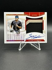 2025 National Treasures SLADE CALDWELL 3-Color Patch On Card Auto /10 Colossal