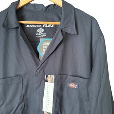 Dickies Coveralls Men XL Regular Dark Navy Flex Long Sleeve Workwear 48274DN
