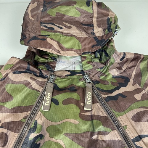 Tuffo Muddy Buddy Waterproof Coveralls Rain Suit Jacket Coat Size 4T Camo - Picture 6 of 7