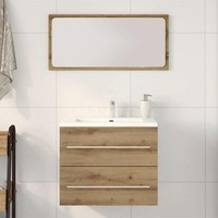 Waschbeckenunterschrank Artisan-Eiche 60X38,5X48 Cm