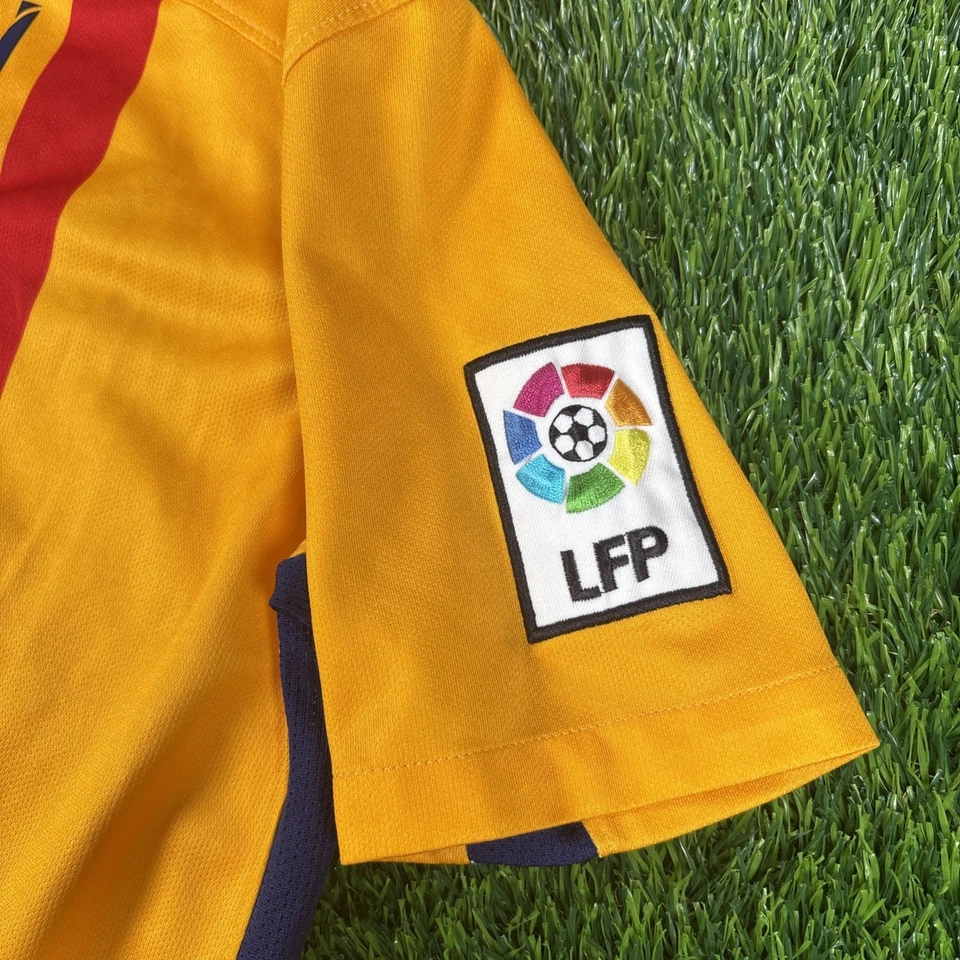 CAMISETA DE FUTBOL BARCELONA 2015/2016 VISITANTE #10 LEO MESSI CAMISETA NIKE JUVENIL XL Foto 3 de 4