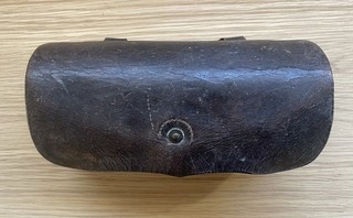 Original Civil War Cavalry Issue Carbine Cartridge Box w/ Block and Makers Mark