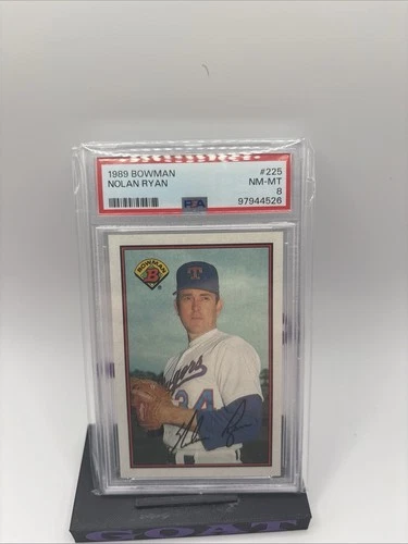 1989 BOWMAN #225 NOLAN RYAN PSA 8