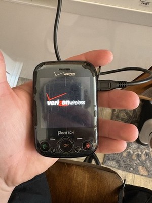 Pantech Jest TXT8040VW - Black ( Verizon ) Rare Slider Phone needs battery!