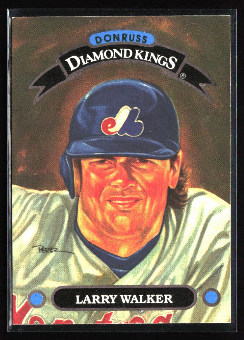 1993 Donruss #DK-6 Larry Walker Diamond Kings