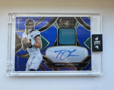 2025 Select Football Blue P rizm - TREVOR LAWRENCE PATCH AUTO  /149 - Jaguars