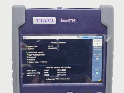 Viavi JDSU E100AS SmartOTDR 1550 nm 35 dB SM Metro Access OTDR VFL APC SC Quelle - Bild 12 von 22