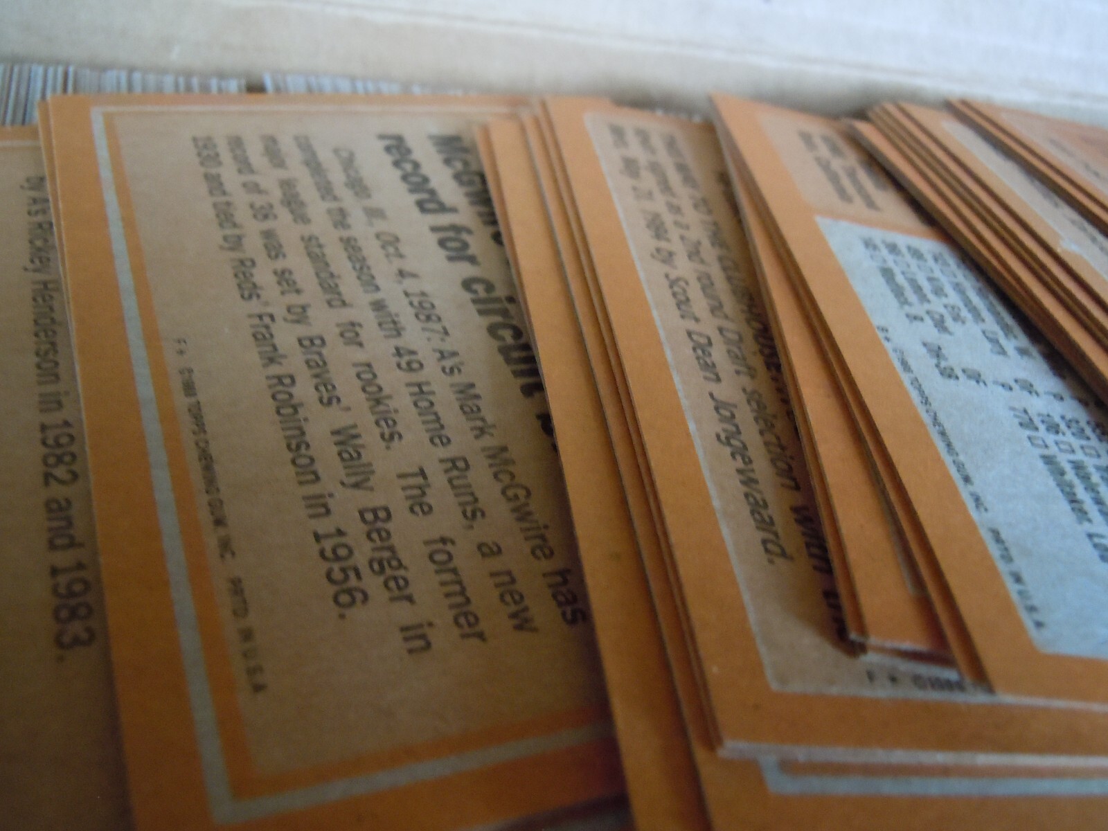 1988 Topps Baseball Complete Set MLB -Hand collated - NRMT-MT - Check it out