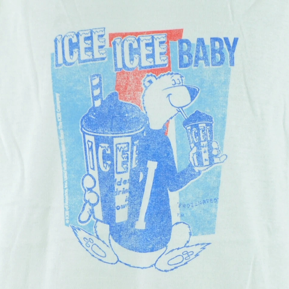 Brisco Brands Icee Icee Baby Polar Bear Drink Beverage Adults Tshirt Tee Medium - Изображение 2 из 3