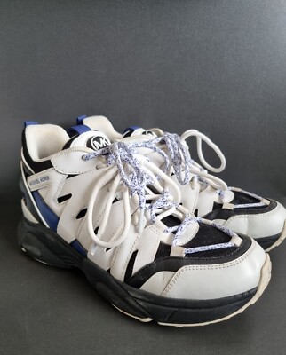 MICHAEL MICHAEL KORS Hero Leather and Mesh Trainer