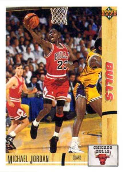 1991-92 Upper Deck #44 Michael Jordan Chicago Bulls