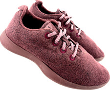 Allbirds 0918 NV1 Pink Purple Wool Runner Lace-Up Sneaker Shoes Women's US 9