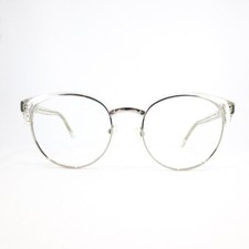 Otis+Grey Eyeglasses OG 9003 cr/si clear silver Frames 52-20-140