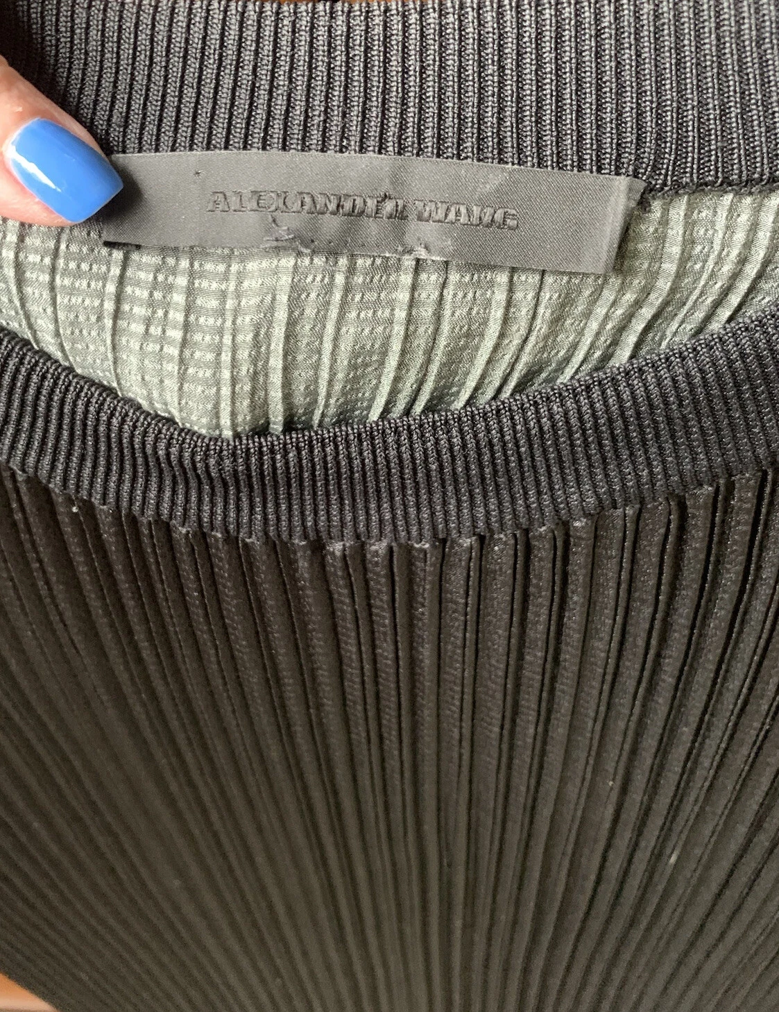 Abito plissettato Alexander Wang Ombre taglia piccolo