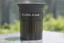 1.25inch Telescope Plossl Eyepiece lens 6mm For Astro Telescope Black