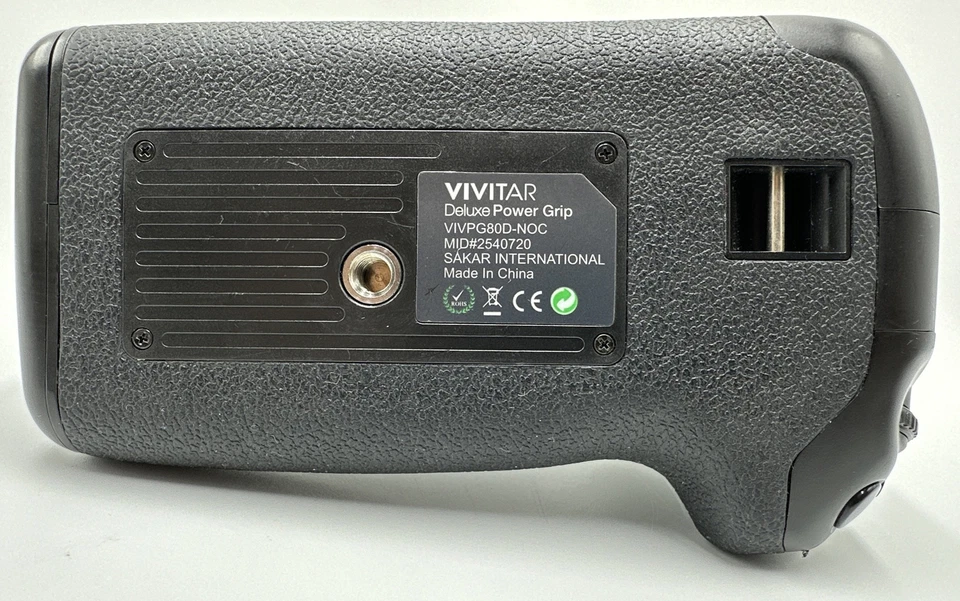Empuñadura de batería Vivitar VIV-PG-80D para Canon EOS 70D/80D/90D Foto 2 de 4