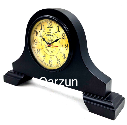 Reloj de sobremesa británico vintage | Reloj de escritorio de madera | Decora... - Imagen 2 de 10