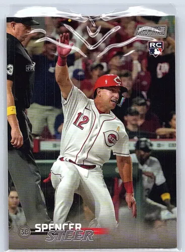 Spencer Steer 2023 Stadium Club #213 Cincinnati Reds