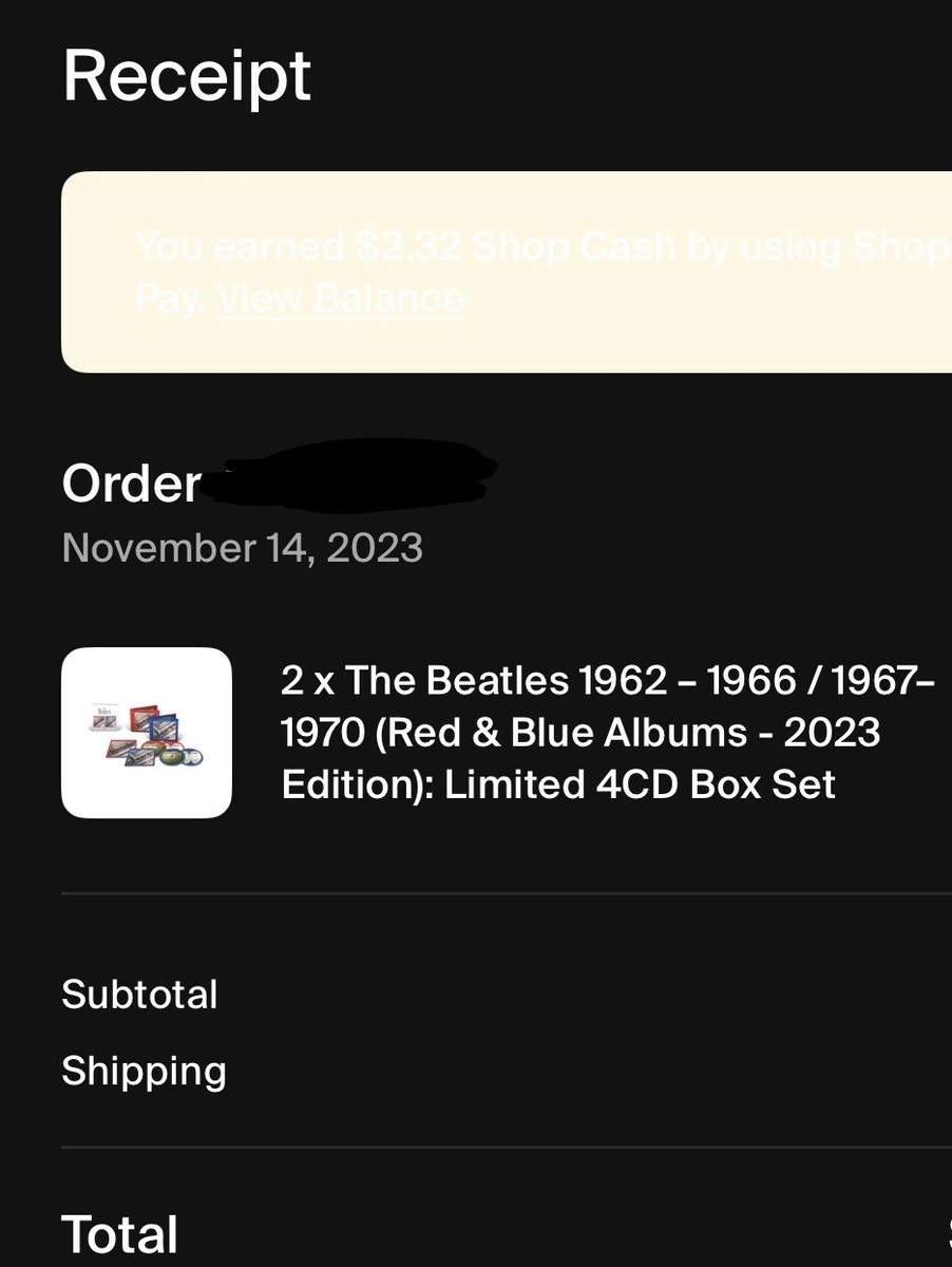 新品未開封THE BEATLE 1962～1970年 2023盤4枚組 box The Beatles: 1962-1966 & The Beatles 1967-1970 (2023 Limited