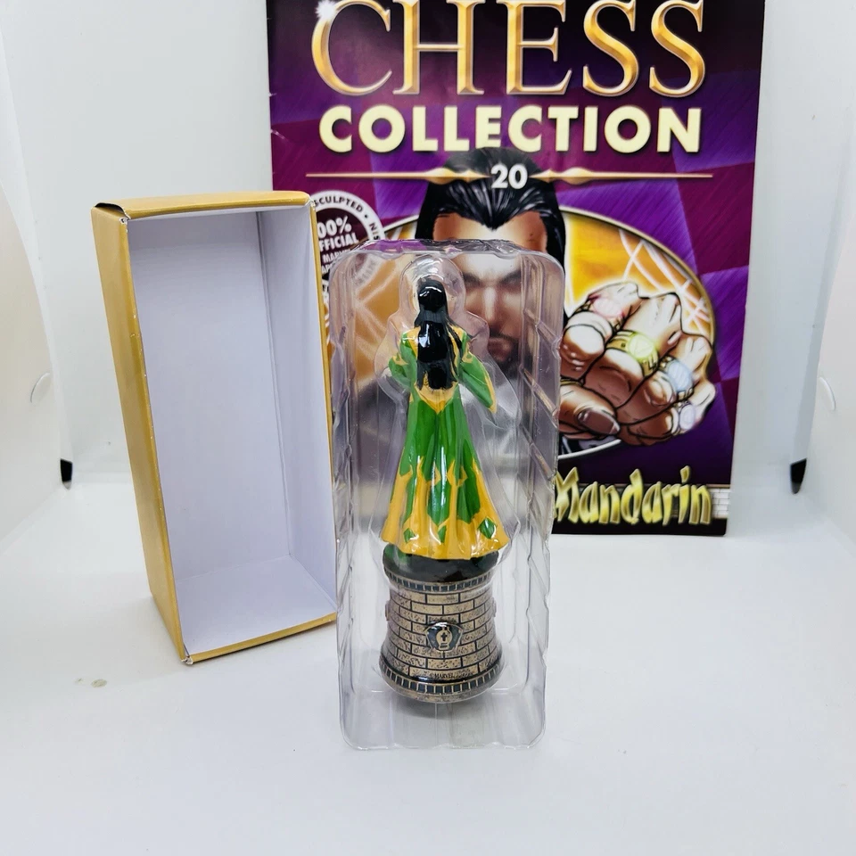 МАНДАРИН ЧЕРНЫЙ СЛОН Eaglemoss Marvel шахматы изделие с журналом #20 новый - Изображение 3 из 4