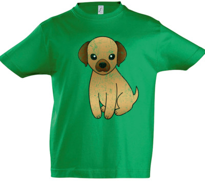Dog I Boys T-Shirt Dogs Toon Comic Cartoon Whiskers Love Addicted Lover