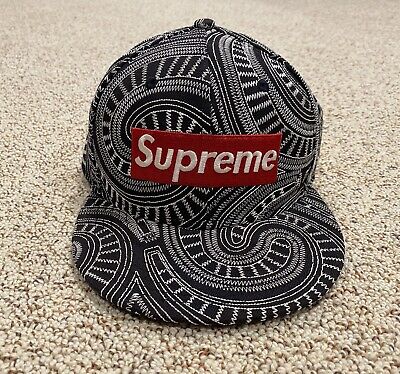 New Era 59Fifty SUPREME World Famous Uptown Box Logo Baseball Hat