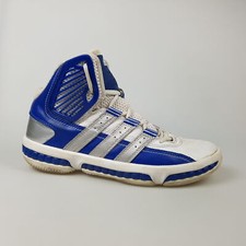 Boy's Girl's ADIDAS 'G20906' Sz 6 US BBall Shoes Blue White 3 Extra 10 Off