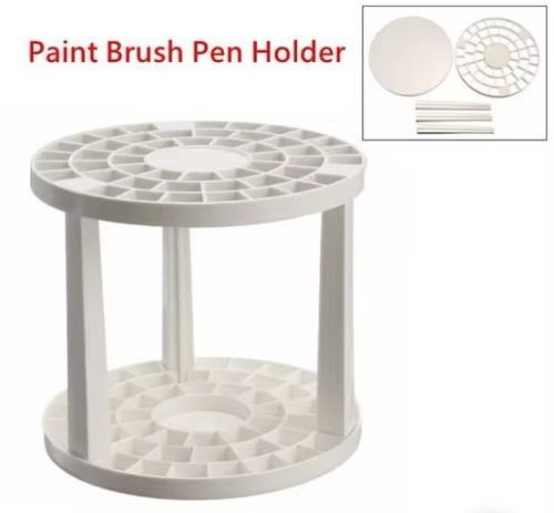 JUMBO 12 Colour Watercolour Paint Palette + 6 Brushes + Brush Holder BRAND NEW!! - Picture 12 of 21