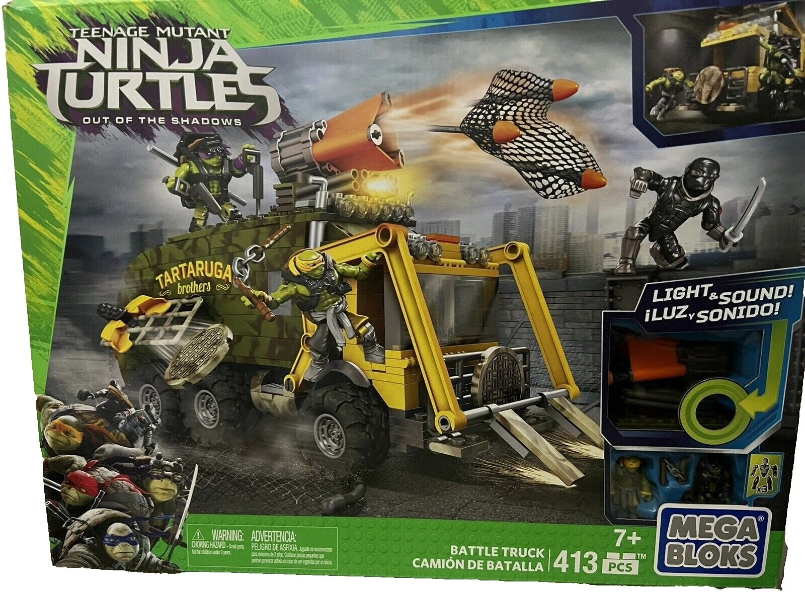 Teenage Mutant Ninja Turtles Trucks Building Toy Complete Sets & Packs