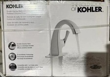 NIB Kohler Transitional Single Control Faucet. Chrome Finish