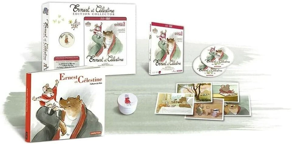 Ernest et Célestine Coffret Combo Blu-Ray DVD Edition Collector limitée neuf - Photo 2/2