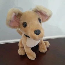 Rhode Island Novelty Chihuahua Plush 9"  Dog Plush Animal with Black Collar