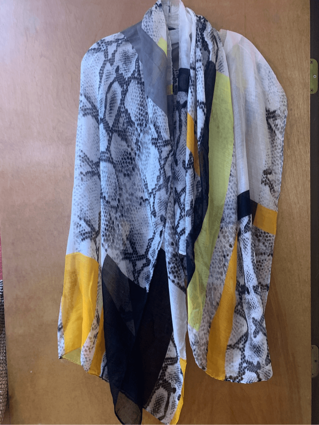 Colorful Multi-Tone Shear Scarf Shawl  -image