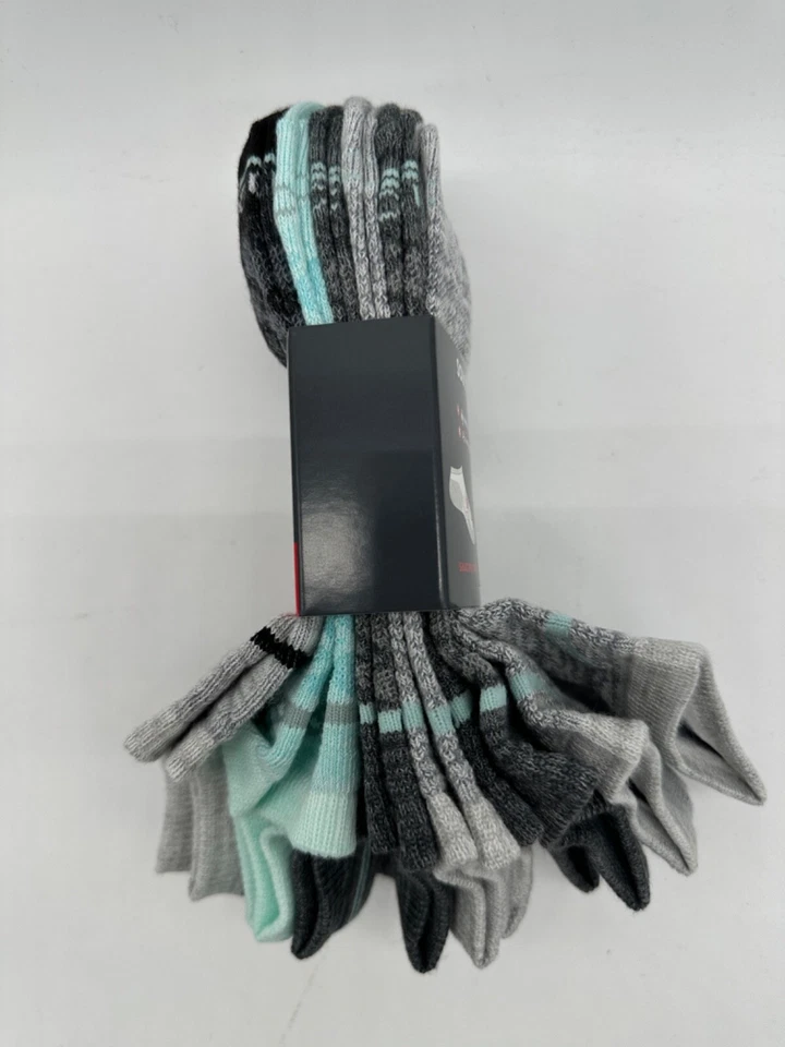 NUEVO PAQUETE DE 6 PARES DE PANELES DE MALLA SOPORTE ARCO ROUNDRY MUJER SAUCONY NO SHOW TALLA 6-10 Foto 2 de 4