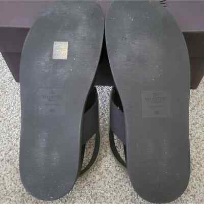 Valentino Sandals Black Olive NEW NIB size 40 Men\'s Valentino Sandals Black Olive NEW NIB size 40 Men main image 4