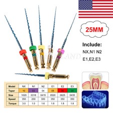 Endodoncia Dental NiTi Lima Rotativa Endo Retreatment Root Canal Engine 25mm