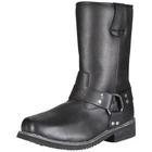 DUCHINNI LEGACY BLACK LEATHER HERTIAGE WATERPROOF MOTORCYCLE BIKE CRUISER BOOTS