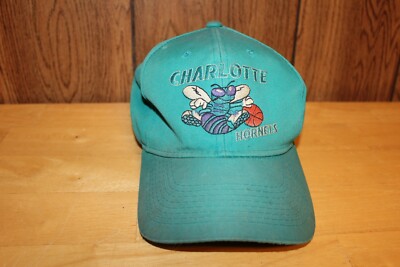 帽子 90s NBA CHARLOTTE HORNETS cap VINTAGE 1990'S NBA CHARLOTTE HORNETS SNAPBACK CAP/HAT STARTER MADE