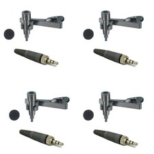 4 x Lapel Microphone Lavalier Mic for Sennheiser EV Evolution EW500 EW100 G3 G2