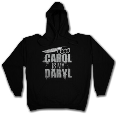 CAROL IS MY DARYL HOODIE PULLOVER The Walking Zombie Dead Knife Zombies