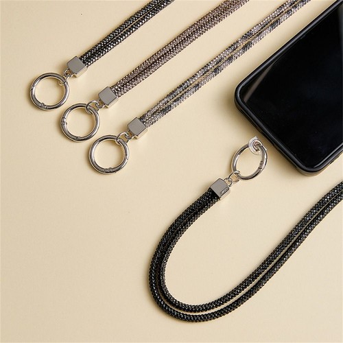 Glitter Bright Rhinestone Phone Lanyard Crystal Neck Strap Ladies Girl Gifts - 第 12/25 張圖片