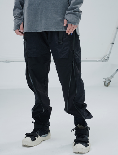 FW21-155 DOUBLE SHAPE ZIPPER WATERPROOF PANT - MILITARY GREEN SIZE M - Picture 11 of 12