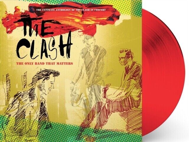 The CLASH LP The Only Band That Matters RED MARBLED VINYL 300 Made NEW UNPLAYED